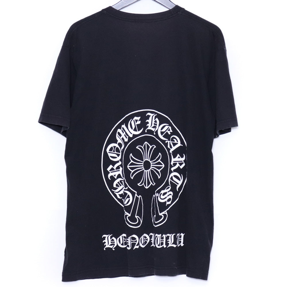 CHROME HEARTS Honolulu Horseshoe Print T-Shirt Black Size L