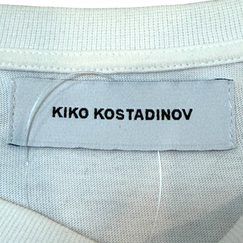KIKO KOSTADINOV 19AW Midnight Stripe T-Shirt White Size L