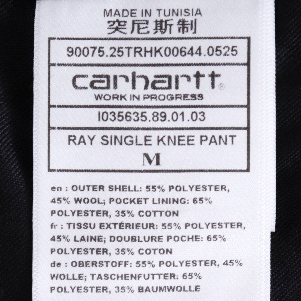 CARHARTT WIP 25AW Ray Single Knee Pants Black Size M