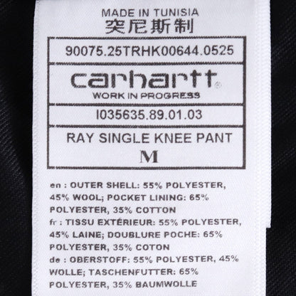 CARHARTT WIP 25AW Ray Single Knee Pants Black Size M
