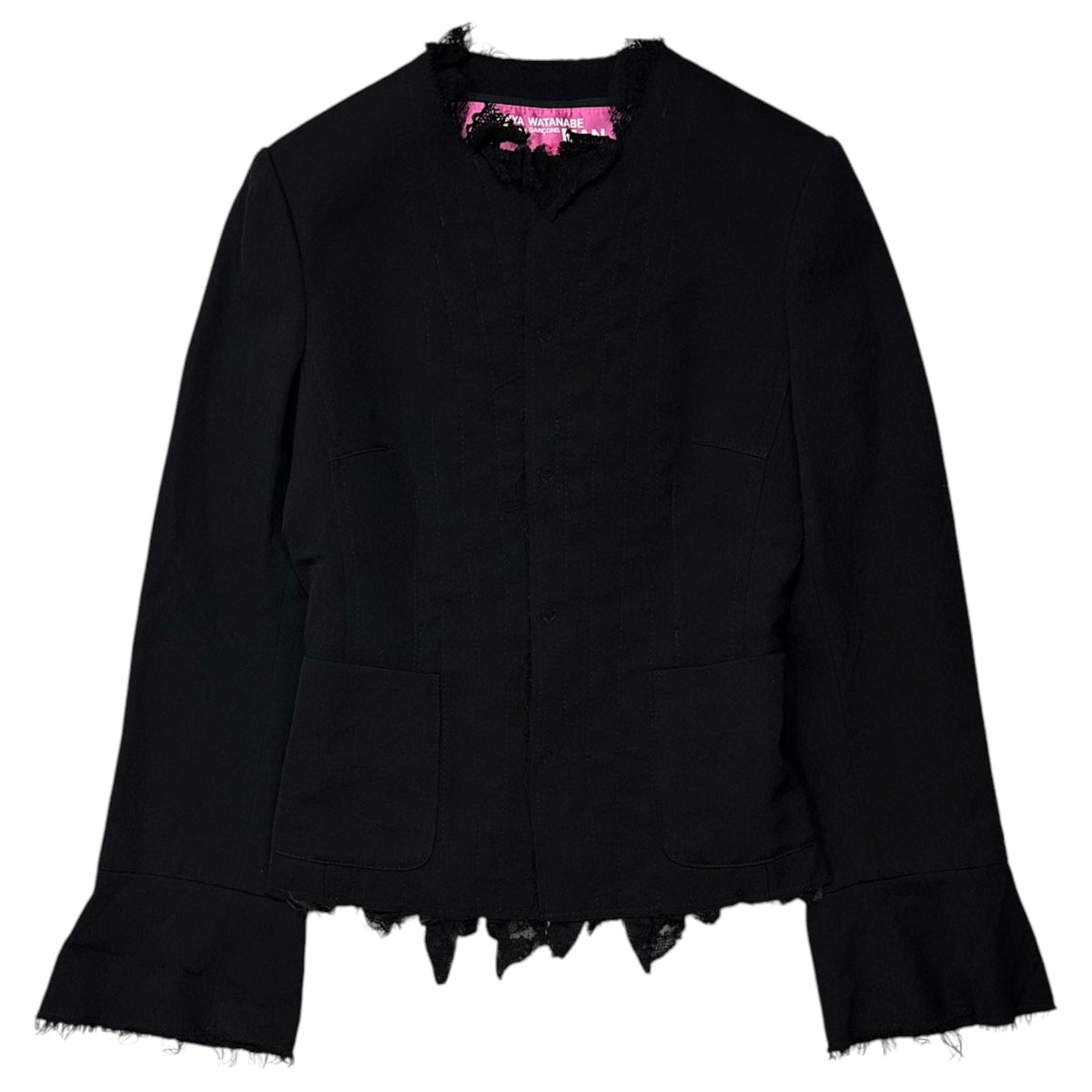 COMME des GARCONS JUNYA WATANABE MAN PINK Lace Jacket Size S