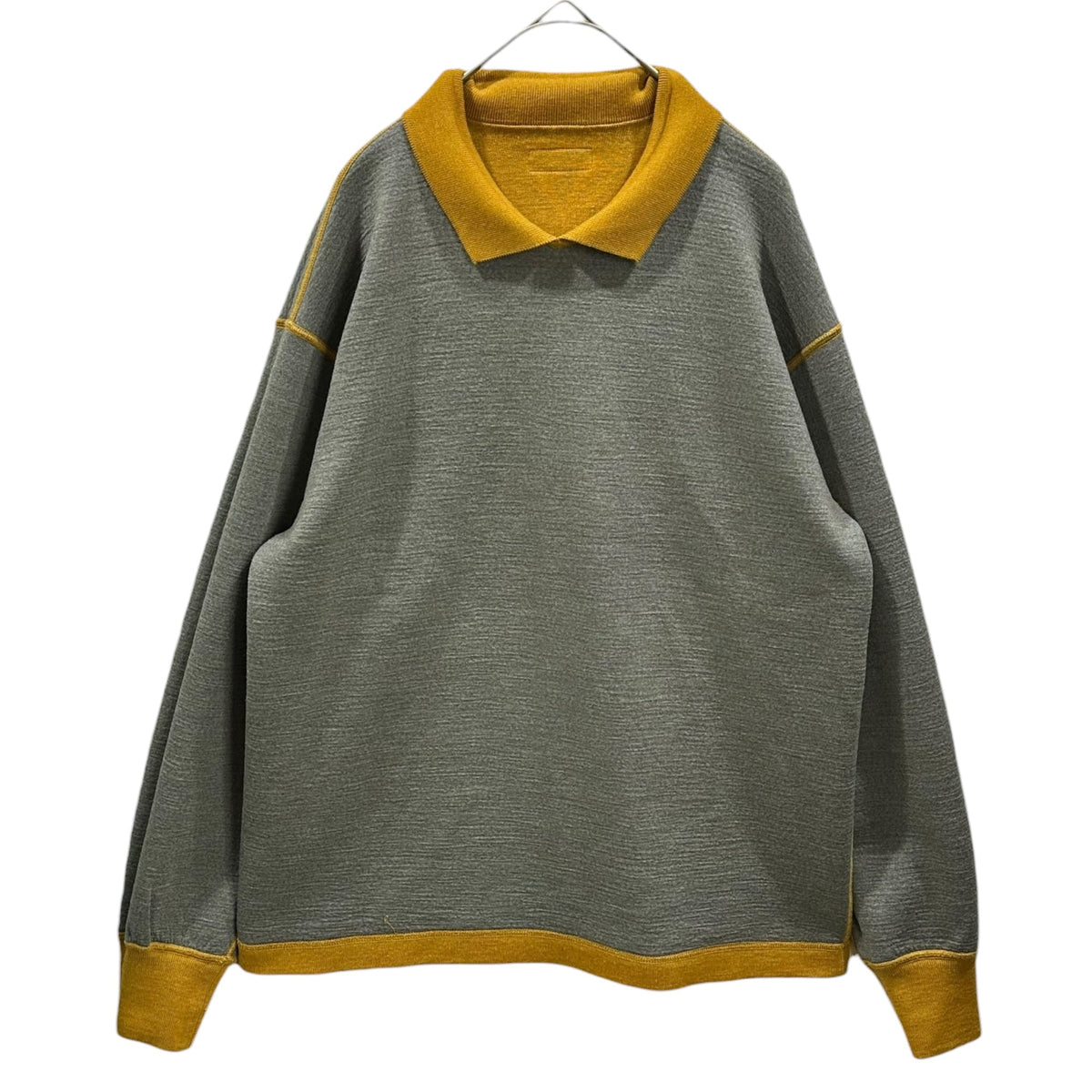 COMME des GARCONS HOMME 90AW Sweater-Knit Polo Shirt Sweatshirt