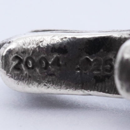 CHROME HEARTS CRS Baby Fat Charm Silver Size F