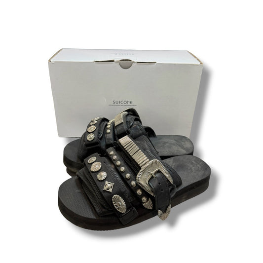 SUICOKE 23SS Toga Pulla Strap Sandals Black Size 26CM