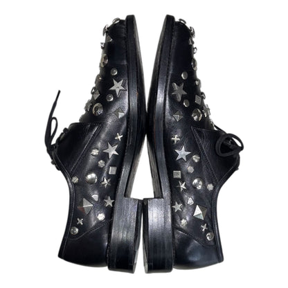 Mixed-Stud Leather Shoes x COMME des GARCONS Mixed-Stud Sneakers Black Size 22CM