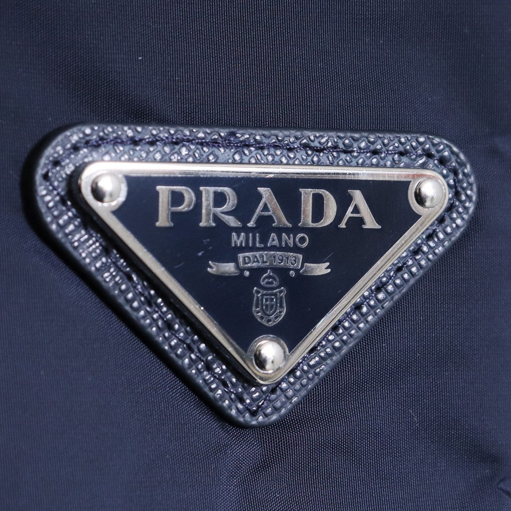 Prada 22SS Re-Nylon Wool Zip Cardigan Navy Size 54