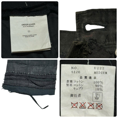 UNDERCOVERISM 03SS SCAB Crust Patchwork Pants Black Size M