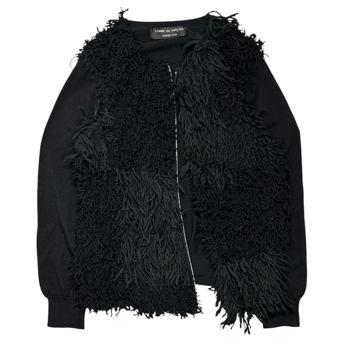 COMME des GARCONS HOMME PLUS 02AW Zip Cardigan Size M