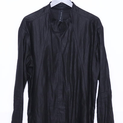 NUDE:MASAHIKO MARUYAMA Long Sleeve Button-Up Black Size 3