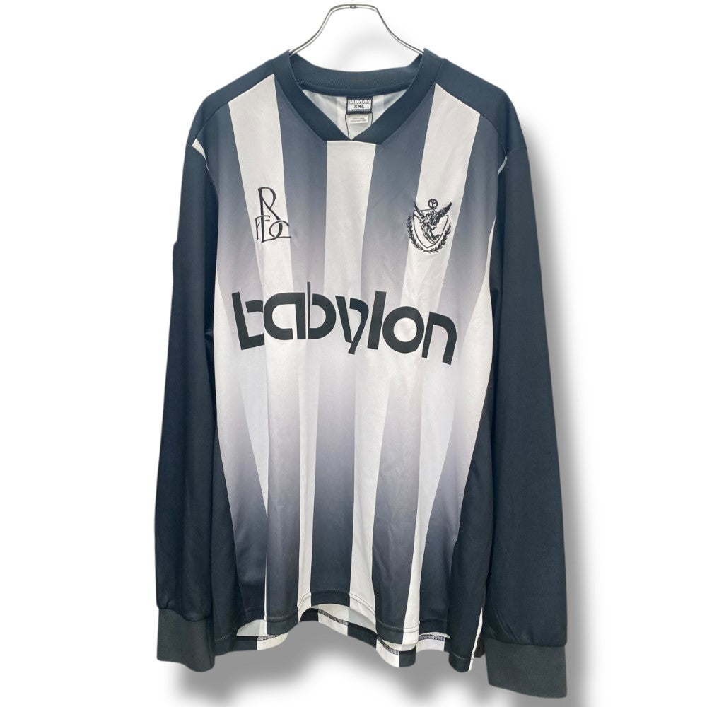 BABYLON BB Long Sleeve SC Football Jersey Black Shirt Size XXL