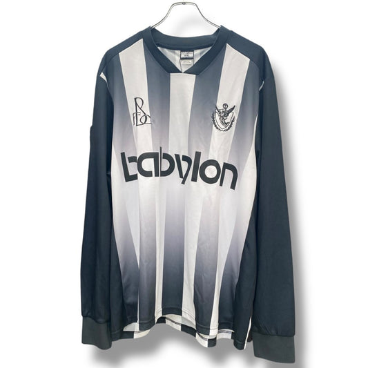 BABYLON BB Long Sleeve SC Football Jersey Black Shirt Size XXL