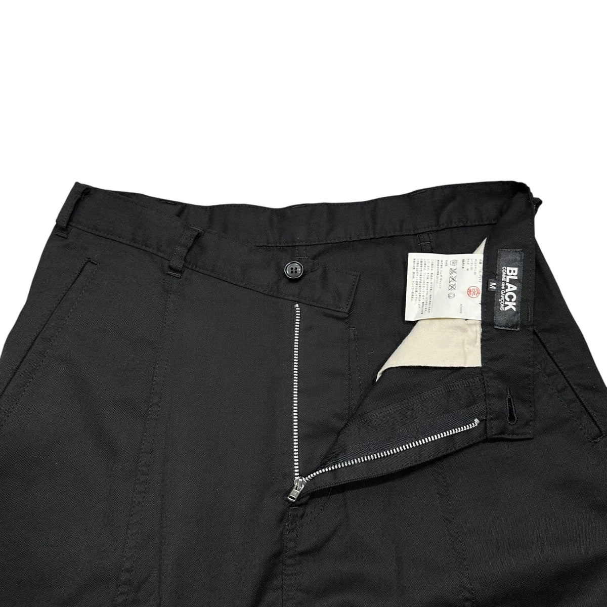 BLACK COMME des GARCONS 10AW Graphic Pants Black Size M
