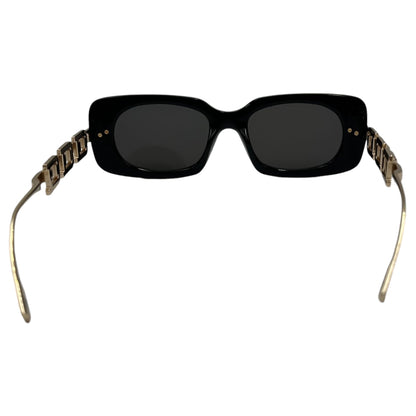 AMBUSH A Chain Sunglasses Black/Gold