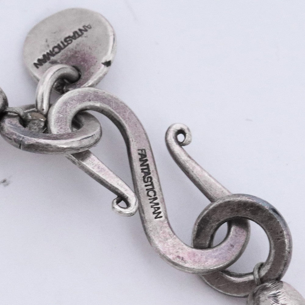FANTASTIC MAN Beads Necklace Silver Size F