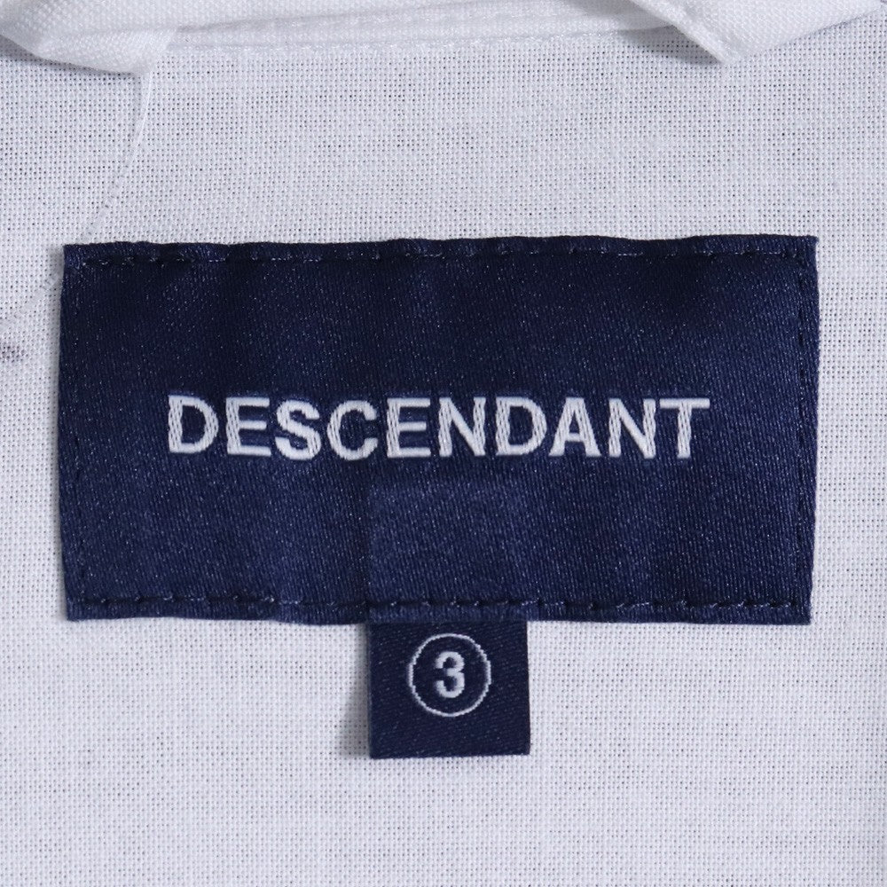 DESCENDANT 25SS Seafarers Textile SS Shirt White Size 3