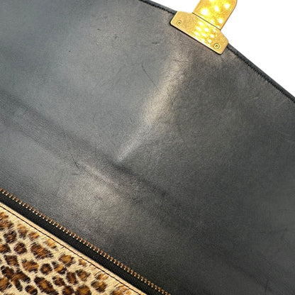 CELINE 19SS Hedi Slimane Leopard Cartable Briefcase Bag