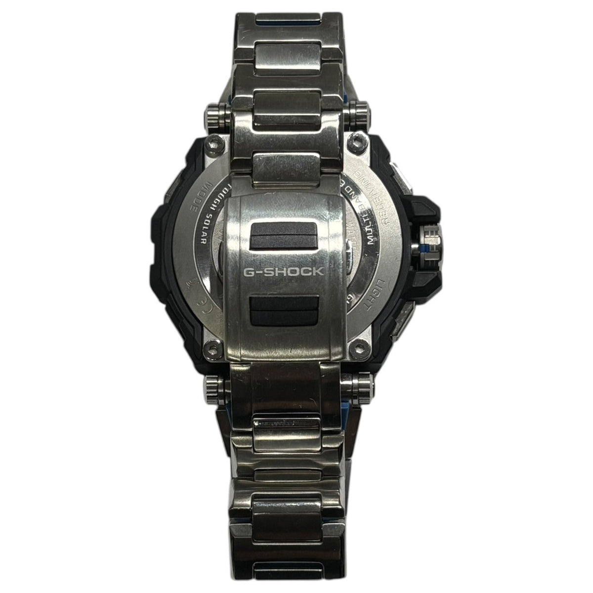 CASIO G-SHOCK MT-G Solar Radio Analog Watch Silver