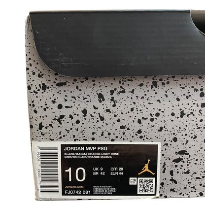 NIKE Jordan MVP PSG Sneakers Black Size 28cm