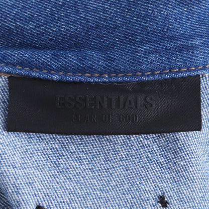 ESSENTIALS 24SS Denim Overshirt Indigo Jacket Size XS