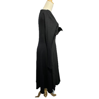 MICHIKO by Y's Back Zip Chest Design Silk Dress Size 2