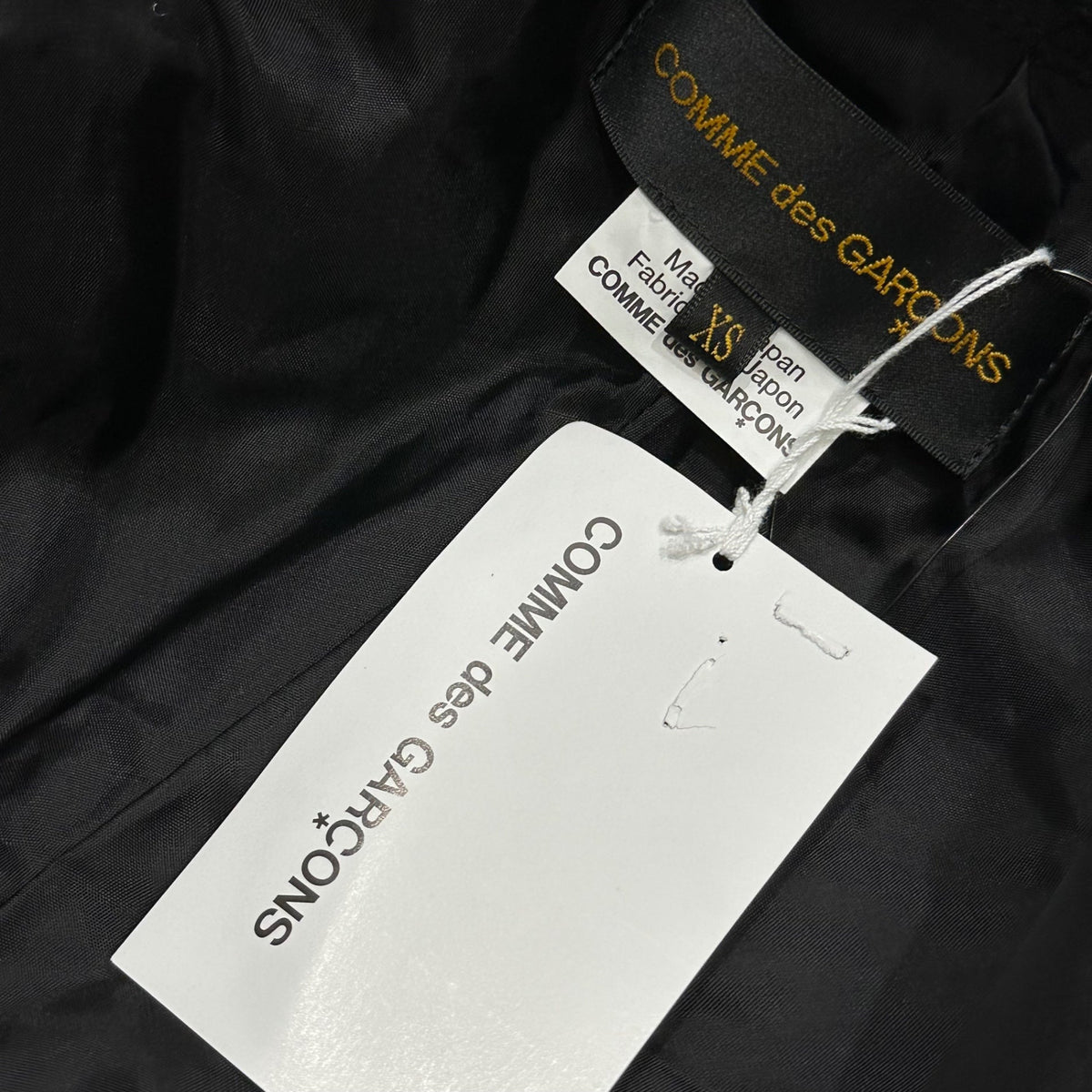 COMME des GARCONS 26SS Deconstructed Jacket Black Size XS