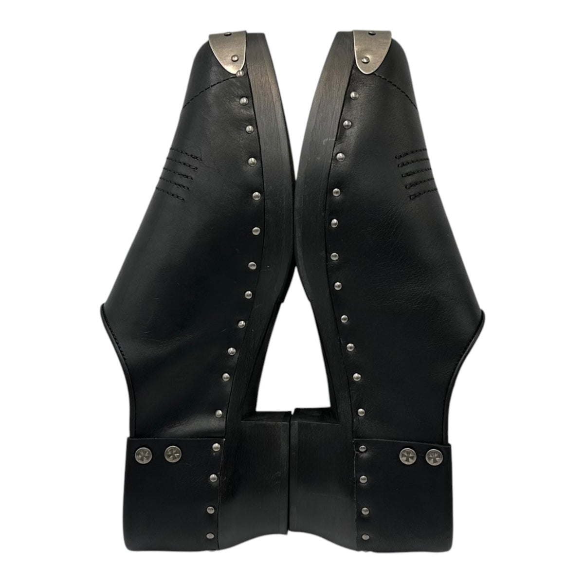 ENFANTS RICHES DEPRIMES Studded Clogs Black Loafers Size EU 40