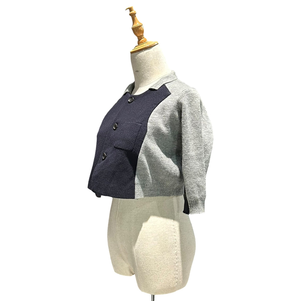 COMME des GARCONS 93AW Melton Knit Jacket Size FREE