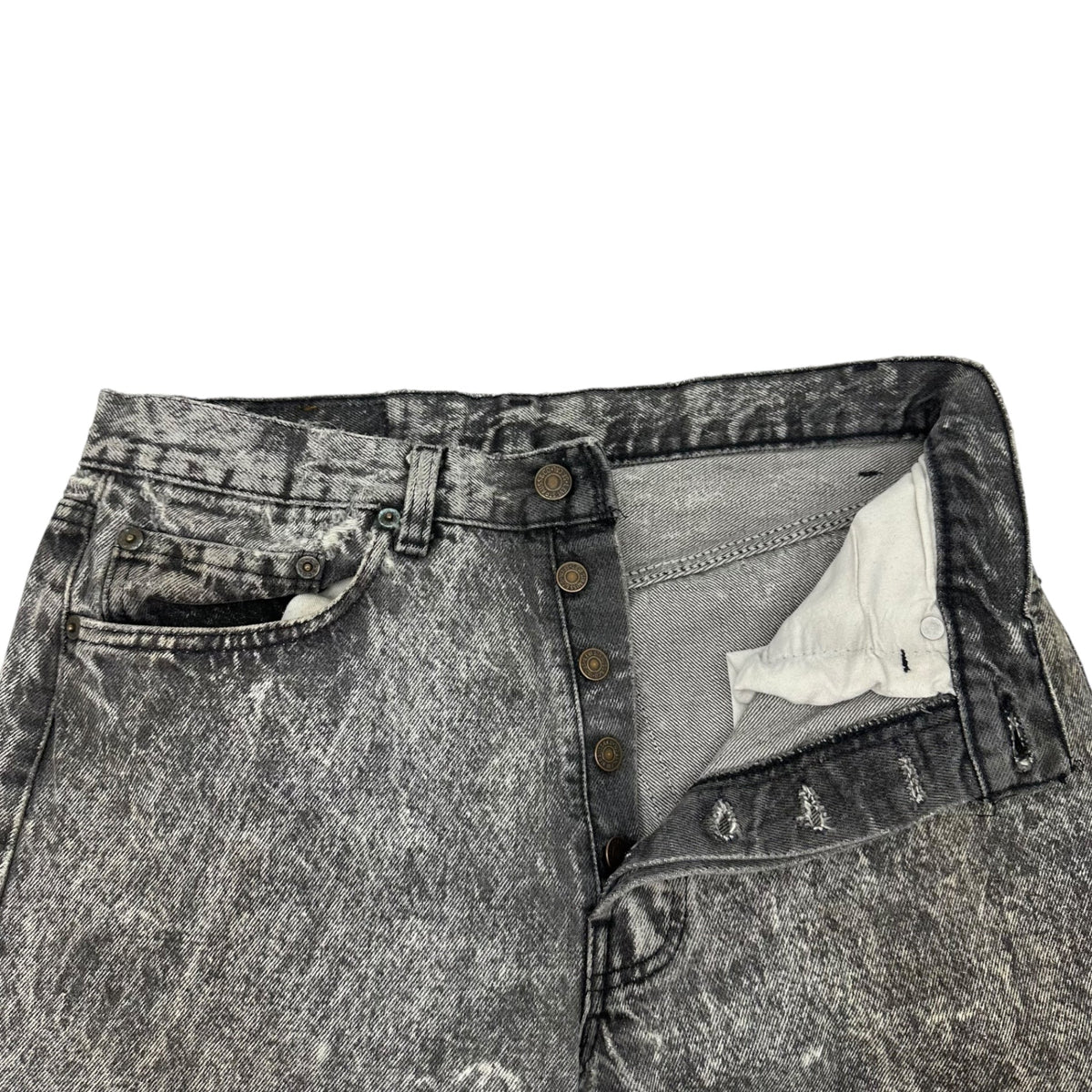 Levi's 90s 501 USA Made Chemical Pants Black Size W32 L32