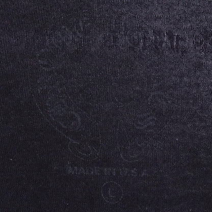 CHROME HEARTS Horseshoe Floral Cross T-Shirt Black Size L