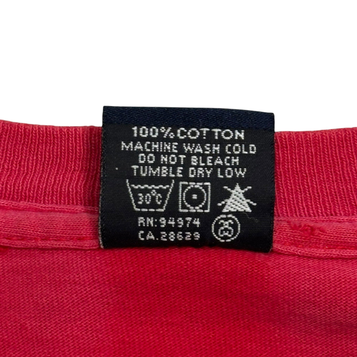 STUSSY 90s USA Made Graphic T-Shirt Red Size L