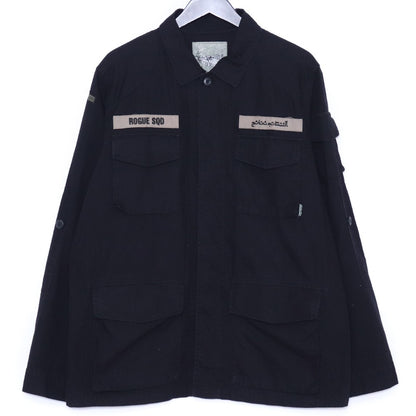 WTAPS Initial MILSPEC Cross Bone Jacket Black Size XL