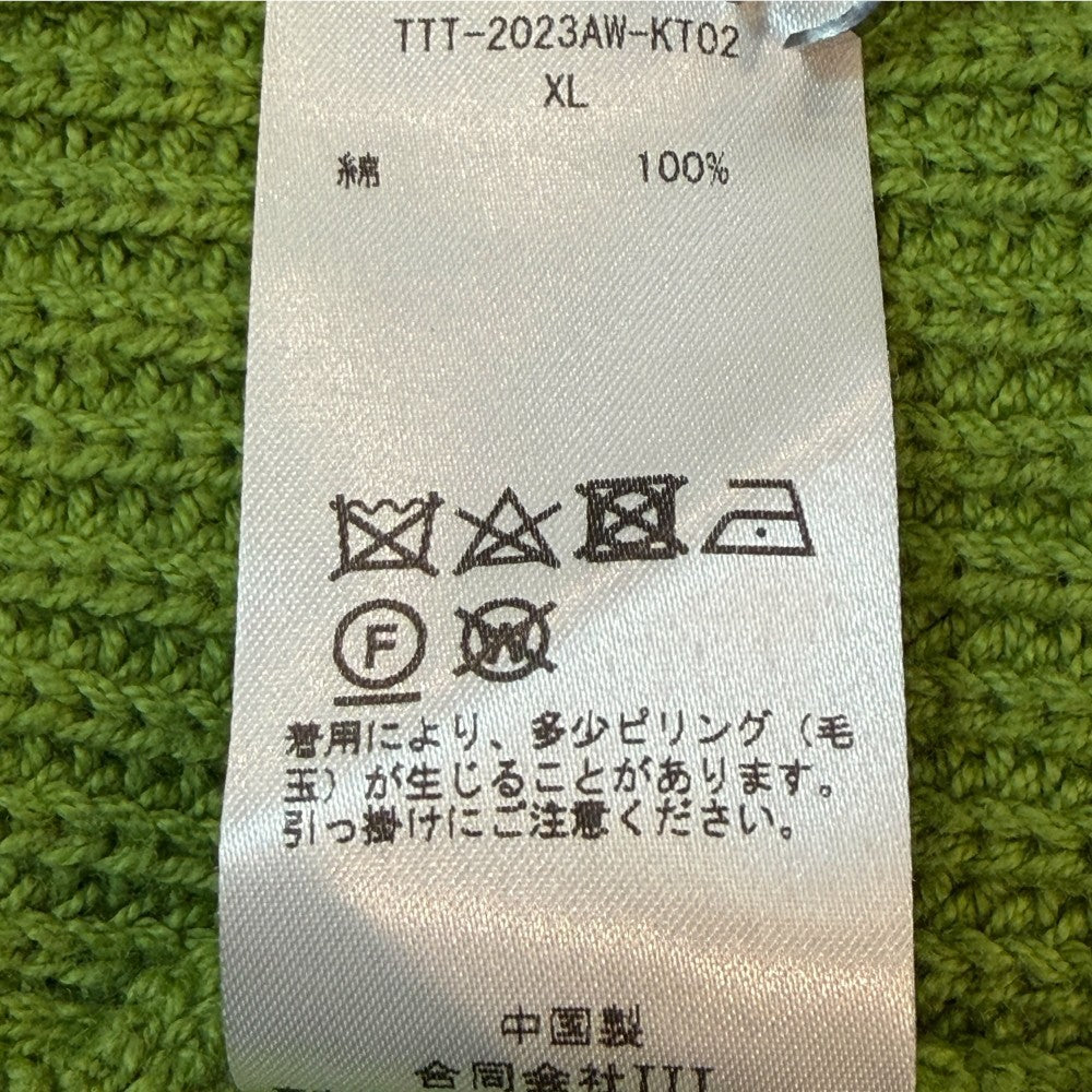 TTT MSW 23AW New Standard Zip Cardigan Green Size XL