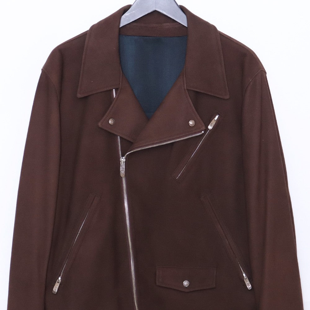 PORTER CLASSIC Leather Suede Riders Jacket Brown Size M