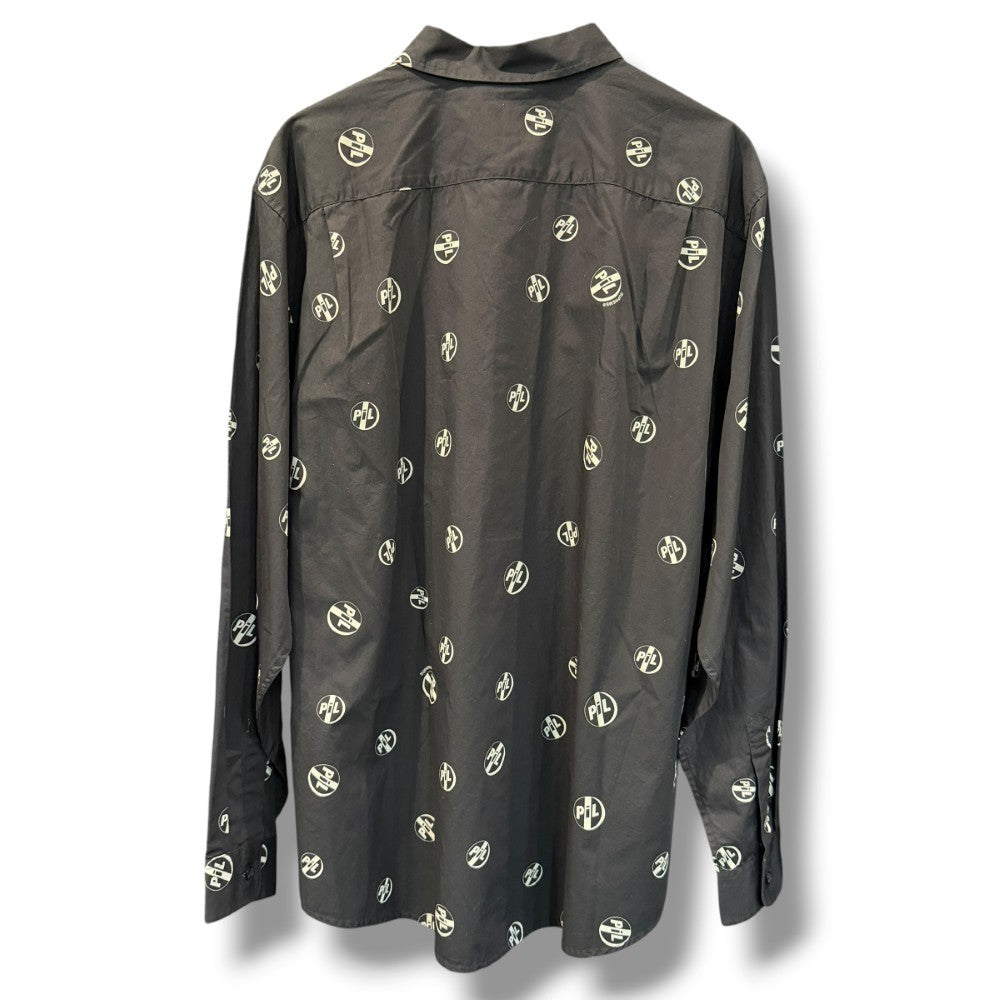 SUPREME 22AW PiL Long Sleeve Patterned Shirt Black Size L