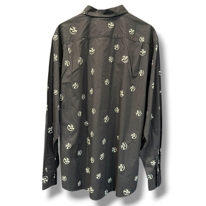 SUPREME 22AW PiL Long Sleeve Patterned Shirt Black Size L