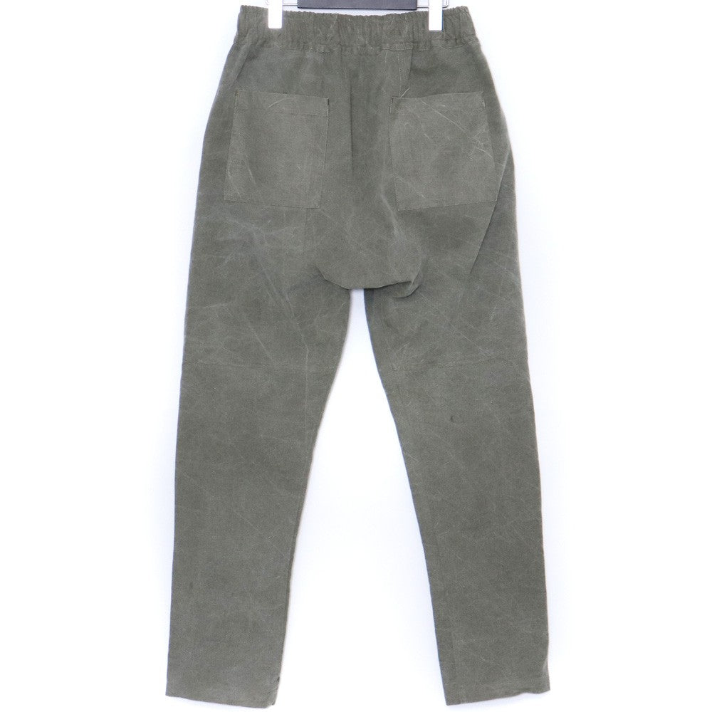LAID BACK Military Tent Fabric Cargo Pants Khaki Size 2