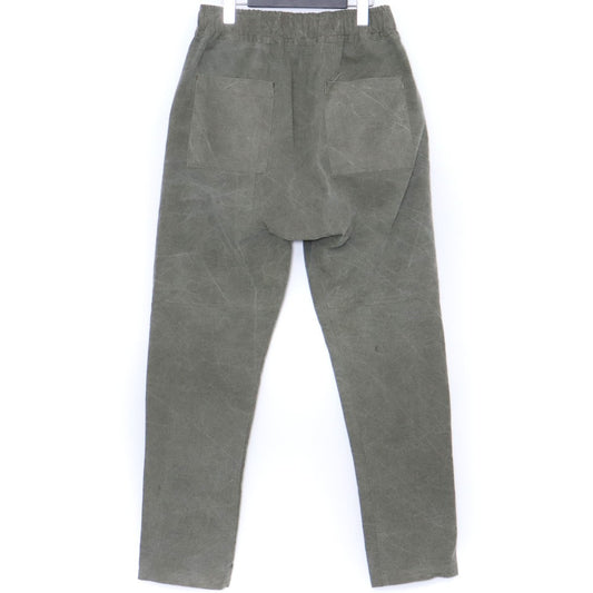 LAID BACK Military Tent Fabric Cargo Pants Khaki Size 2
