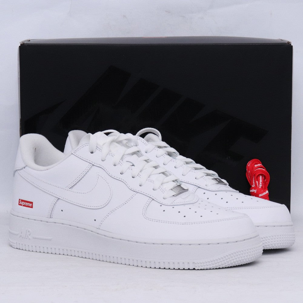 SUPREME x NIKE Air Force 1 Low White Sneakers Size 29cm