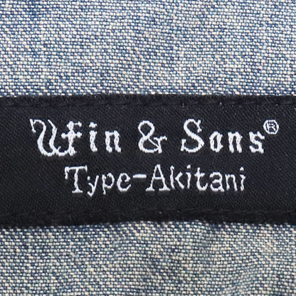 WIN&SONS TYPE-AKITANI Denim Jumpsuit Size 1