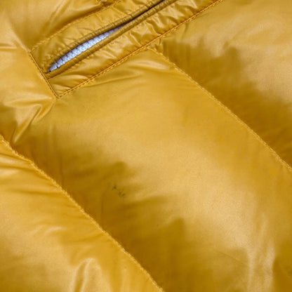 MONCLER 21SS PARK GILET Logo Down Vest Yellow Size 3