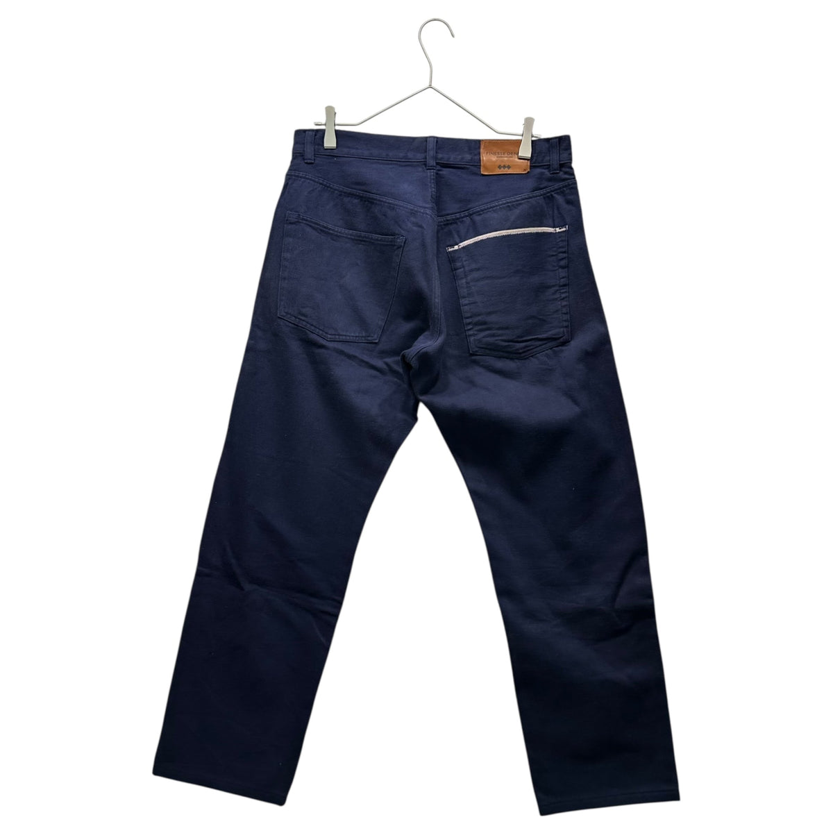 FINESSE 90s Back Pocket Line Chino Work Pants Navy Size 34