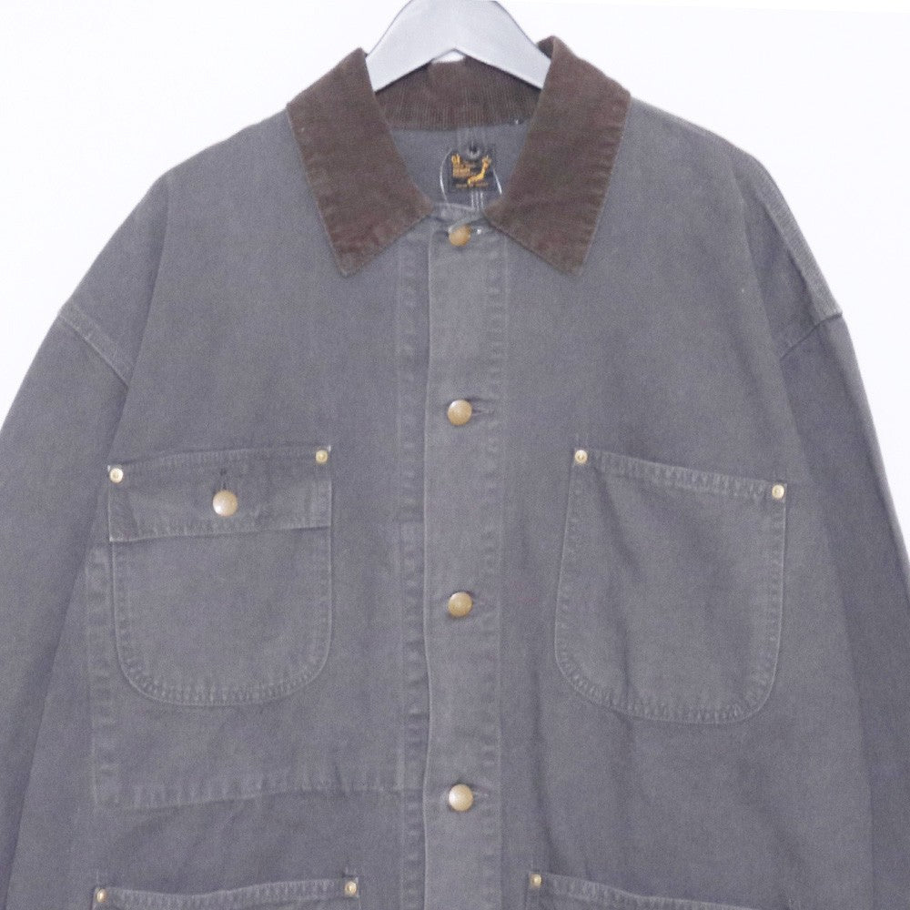 ORSLOW RELAX FIT OXFORD COVERALL ARK Jacket Charcoal Size 2