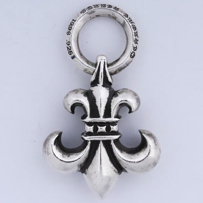 Chrome Hearts BS Fleu Silver Pendant Size F