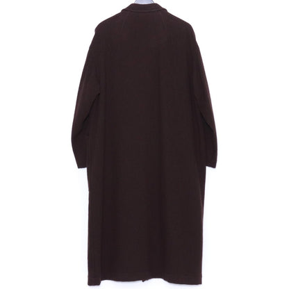 GROUND Y Long Big Jacket Coat Dark Brown Size 1