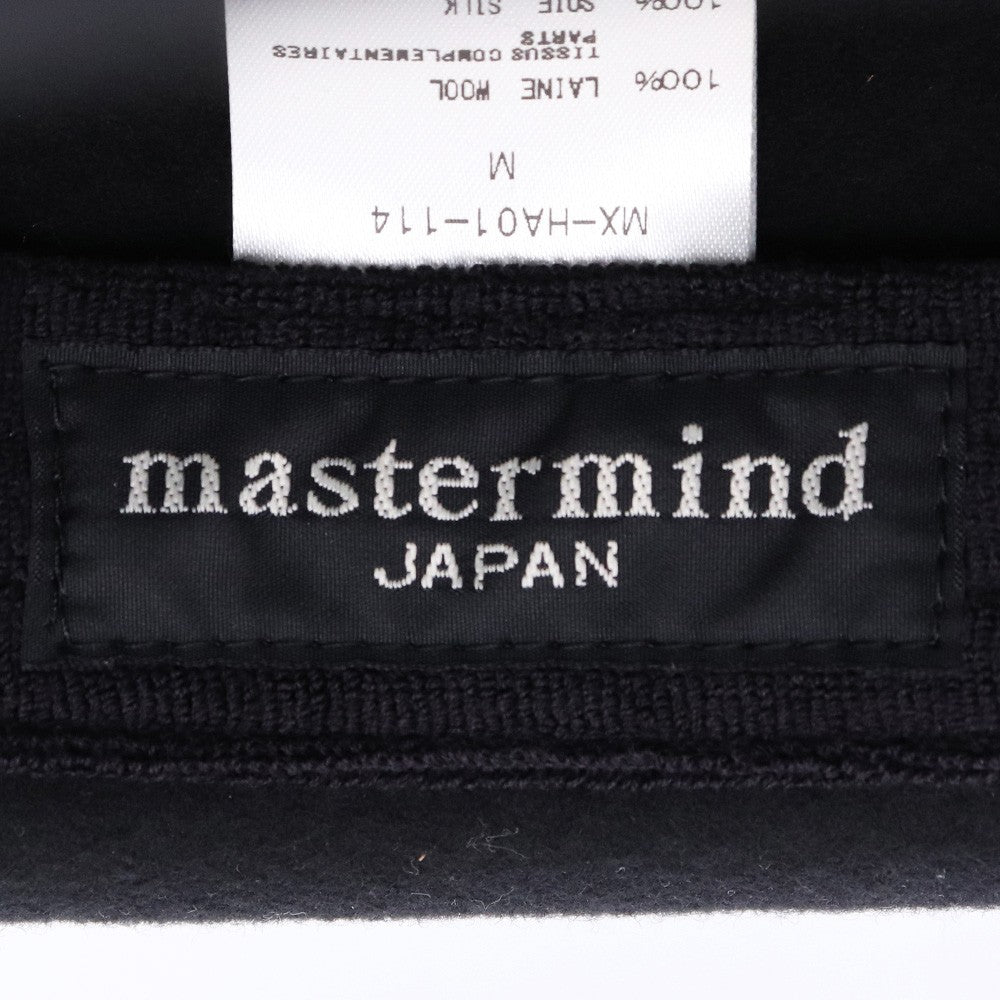 MASTERMIND JAPAN Skull Love & Peace Wool Hat Black Size F