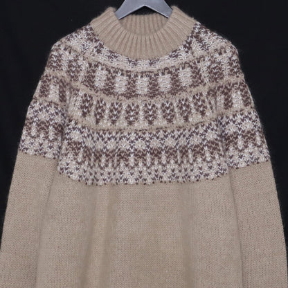 Innat 24AW Nordic Sweater Beige Free Size