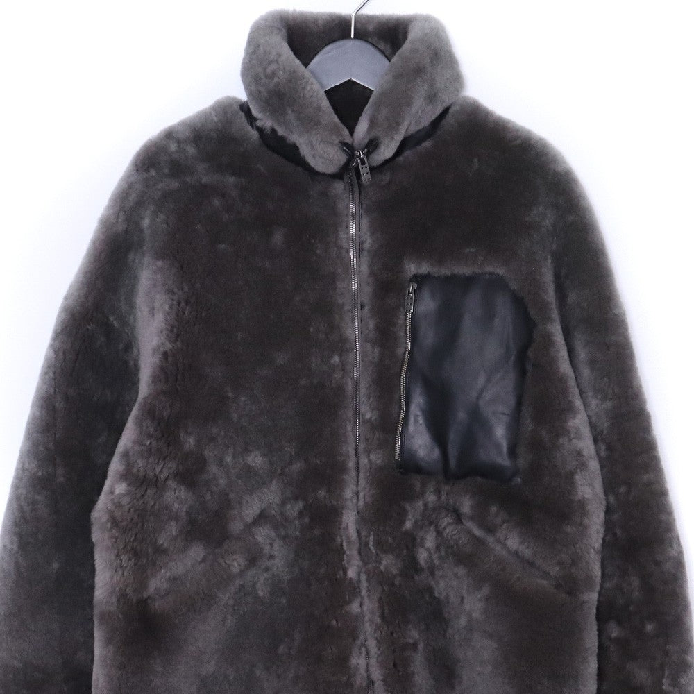 DEVOA 23AW Mouton Jacket Warm Gray Size 1