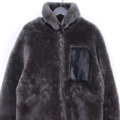 DEVOA 23AW Mouton Jacket Warm Gray Size 1