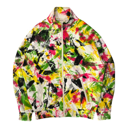 CELINE 22SS Tie-Dye Paint Print Track Jacket Multi Size S