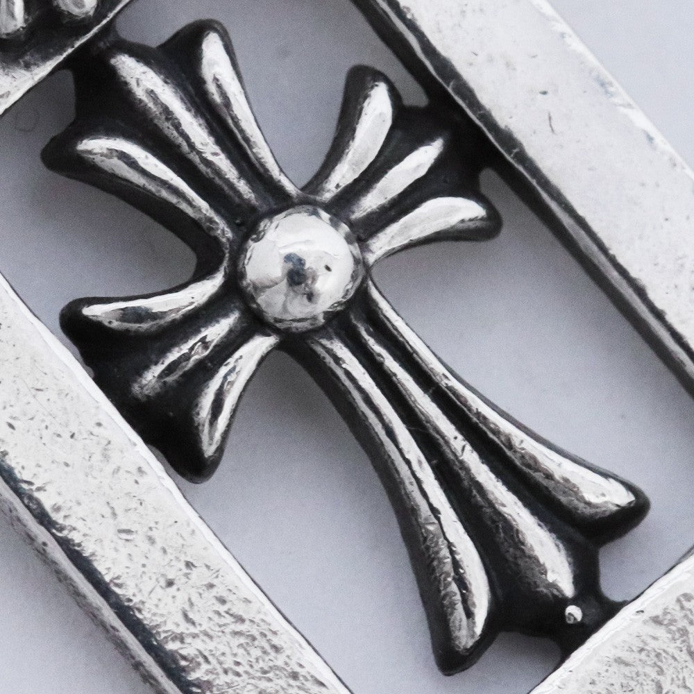 CHROME HEARTS Framed Open Babyfat Pendant Silver Size F